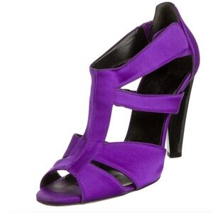 Balenciaga T-Strap Pumps Purple